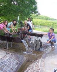 Kinderspielbereich des Schambachtal-Erlebnispfad